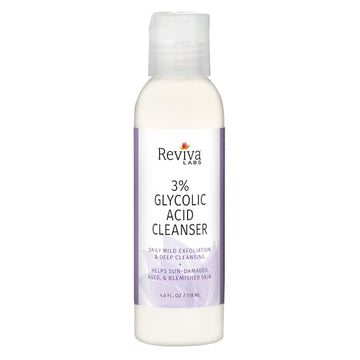 Reviva Glycolic Acid Cleanser Cream, 4 oz.