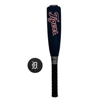 Franklin Sports Detroit Tigers Foam Bat & Ball Set - Soft Jumbo Team Baseball Bat and Ball Team Logo - MLB Official Licensed Product
