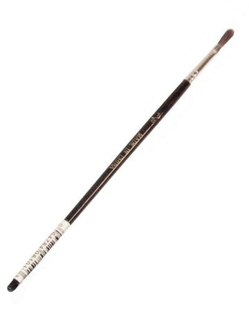 Dynamic HCLJ8125 3mm Flat Bristle Hobby and Paint Brush with Wood Handle