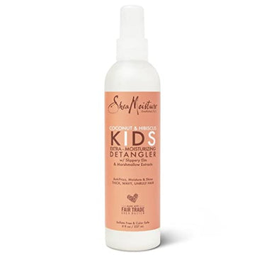 SheaMoisture Kids Extra-Moisturizer Detangler, Coconut & Hibiscus, multi, 8 Fl Oz (Pack of 1)