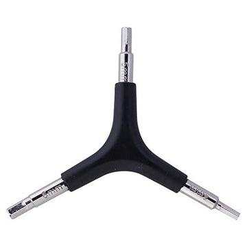 BikeShop 3-Sided Allen Wrench: 4 5 6 MM Heads Portable Bicycle Tool Maintenance
