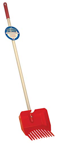 LITTLE GIANT Pet Poop Scooper - Pet Lodge - Easy Scoop Pooper Scooper with Wooden Handle (Item No. ES1)