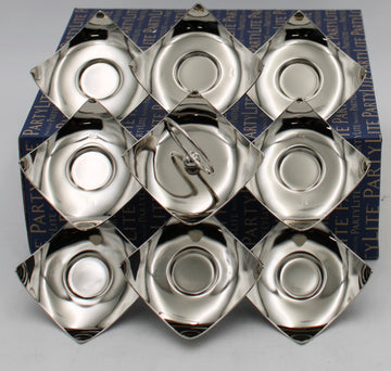 PARTYLITE BRIGHT LIGHTS TEALIGHT CADDY 10"W x 10"H