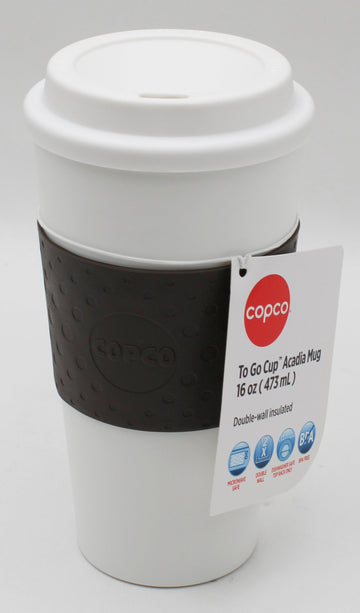 COPCO ECO TRAVEL COFFEE MUG -- BROWN NI