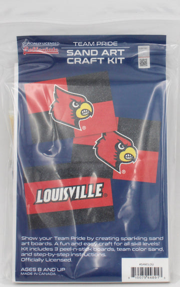 NCAA LOUISVILLE CARDINALS SAND ART CRAFT KIT