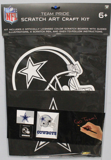 NFL DALLAS COWBOYS SCRATCH ART CRAFT KIT