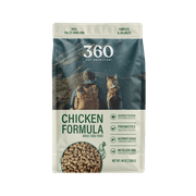 360 Pet Nutrition Chicken Flavor Freeze Dried Dog Food, 48 oz. Bag