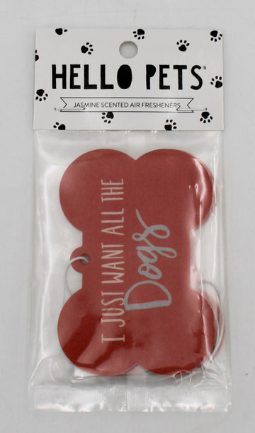 DOG BONE CAR AIR FRESHENER 2pc.