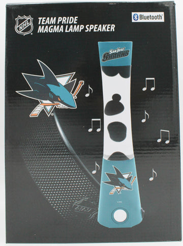 NHL SAN JOSE SHARKS LAVA LAMP SPEAKER 16.5"