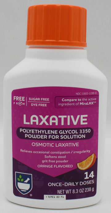 RITE AID LAXATIVE POWDER 14 DOSES 8.3oz EXP 1/31/2027 COMPARES TO MiraLax