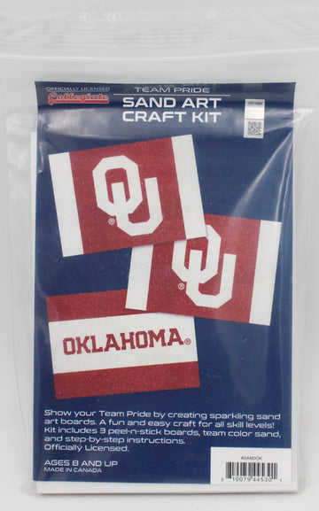 NCAA OKLAHOMA SOONERS SAND ART CRAFT KIT