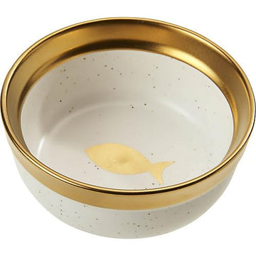 SPOT Ethical Products Malibu Dish Cat Gold 5"