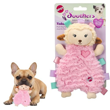 SPOT Soothers Tabbie Lambie Dog Toy - 8in Mini Stuffing-Free Calming Plush with Lavender Scent & Squeaker for Toy Breeds & Puppies, Anxiety Relief - 1 of 3 Assorted Colors, Sent at Random