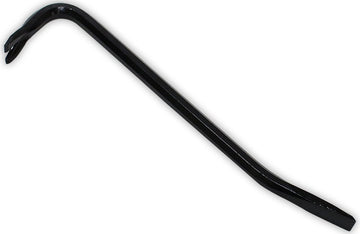 WEDGE 12" (30.5 cm) Steel Wrecking Bar | Curved Nail Puller & Beveled Chisel End | Ultimate Demolition Tool | Ideal for Construction, Remodeling & Emergencies