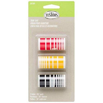 Testor Corp. Trim Tape Red, Yellow and Black