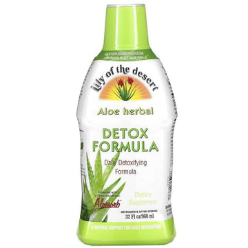Lily Of The Desert Detox Formula – Aloe Vera and Trusted Herbs for Urinary Tract, Gallbladder, and Liver Support, 32 Oz,1
