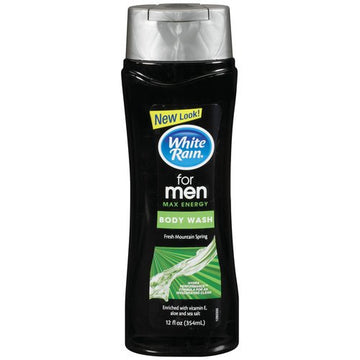High Ridge Wr bodywash men fresh mt s size 12z white rain bodywash fresh mountain spring 12z, 12 Fl Oz