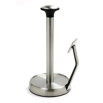 Norpro 14" High Stainless Steel Towel Holder with Nonslip Stable Suction Grip Base