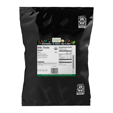 Frontier Co-op Organic Whole Milk Thistle Seed 1lb | 16 Ounce (Pack of 1)