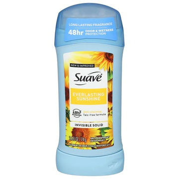 Suave, Antiperspirant Deodorant, Everlasting Sunshine, Invisible Solid, 2.6 Ounce