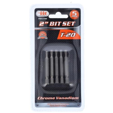 5 PC T-20 2" POWER BIT SET