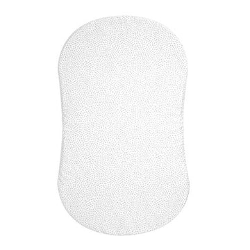 HALO BassiNest Fitted Sheet – 100% Cotton, Soft and Breathable Bassinet Sheet for Babies, 30” x 16” Pre-Shrunk Sheet, Pebble