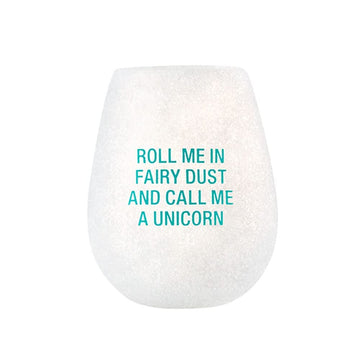 About Face Designs Hilarious Say What Collection - Silicone Wine Cup, 12.5-Ounce, Unicorn