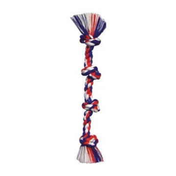 Mammoth Flossy Chew Large Clear 4 Knot Tug