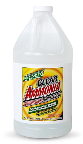 La's Totally Awesome Clear Ammonia, 64 oz, Multipurpose, Multi-Surface Cleaning Solution
