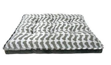 Arlee Home Fashions AR07677 Orthopedic Mattress Bone Dog Bed - Charcoal44; Medium