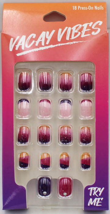 24PC PRESS-ON NAILS - VACAY VIBES NI