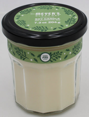 MRS MEYERS LARGE SOY CANDLE IOWA PINE 7.2oz