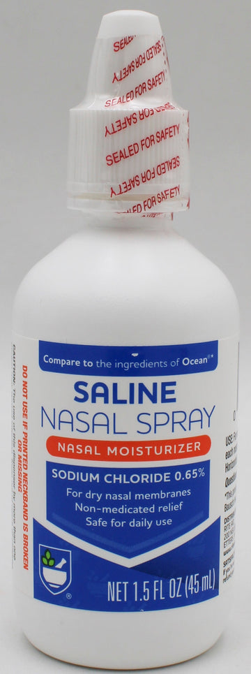 RITE AID MOISTURIZING SALINE NASAL SPRAY 1.5oz EXP 12/31/2026 COMPARES TO Ocean