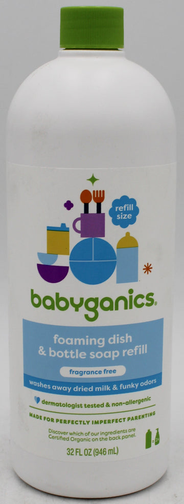 SP BABYGANICS FOAMING DISH + BOTTLE SOAP