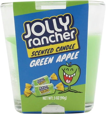 LIGHTERUSA 3oz Scented Candle | Candy Scented Candles | Hard Candy (Green Apple), Varies
