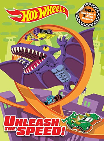 Hot Wheels: Unleash the Speed!: Panorama Sticker Book (Panorama Sticker Storybook)