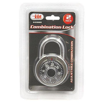 IIT 43020 2" Combination Padlock with Double Safety,