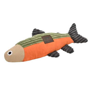 Tall Tails Classic Plush Squeaker Toy for Dogs, Fish