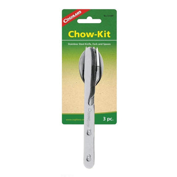 Coghlan's Camping and Hiking Cutlery Kit – Lightweight, Durable, Compact Stainless Steel 3-Piece Utensils Set for Outdoor Cooking, Picnics, and Backpacking Adventures