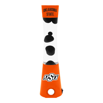 Sporticulture NCAA Oklahoma State Cowboys 16.5" Magma Lamp with Built-in Speaker & Standard Outlet Connection - Ideal Fan Gifts & Home or Office Decoration