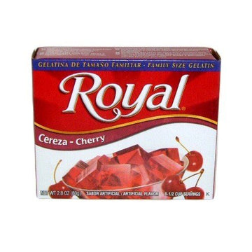 New 824396 Royal Gelatin 2.8Oz Cherry (12-Pack) Gelatin And Pudding Cheap Wholesale Discount Bulk Snacks Gelatin And Pudding