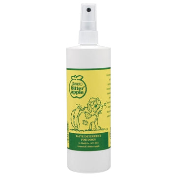 Grannick's Bitter Apple for Dogs Spray Bottle, 16 Ounces, Golds & Yellows (1116AT)