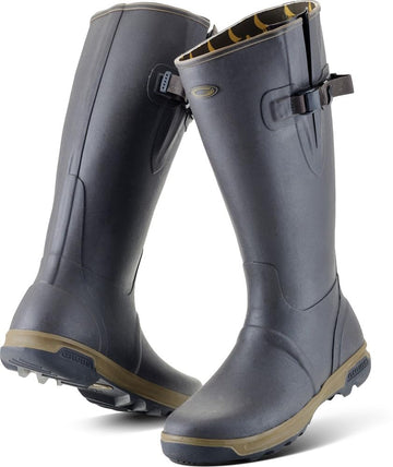 Grubs Highline Wellington Boots In Mahogany UK 4 Green
