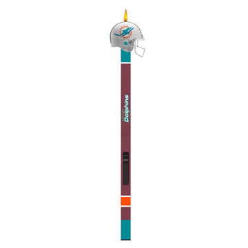 Miami Dolphins Helmet BBQ Lighter – Official NFL Football Helmet Utility Lighter for Grill, Candle, Fire Pit & Kitchen, Long Reach Fan Gift