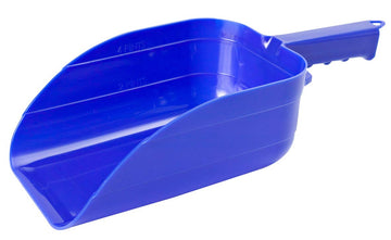 Little Giant® Plastic Utility Scoop | Heavy Duty Durable Stackable Farm Scoop | Ranchers, Homesteaders and Livestock Farmers | 5 Pint | Blue