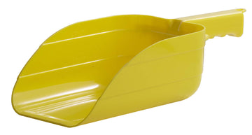 Little Giant® Plastic Utility Scoop | Heavy Duty Durable Stackable Farm Scoop | 5 Pint | Ranchers, Homesteaders and Livestock Farmers | Yellow