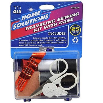 TRAVEL SEWING KIT WITH CASE
