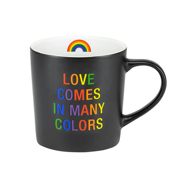 About Face Designs Pride Collection - LGBTQ Stoneware Mug, 18-Ounce, Proud Parent
