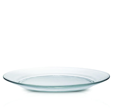 Duralex Lys Clear Glass 11 Inch Dinner Plate, Set Of 6