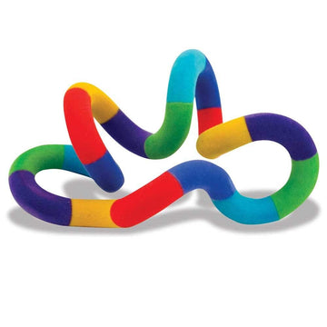 Tangle Jr. Fuzzies Pink and Blue - Fuzzy Fidget Toy - Fuzzy Tangle Toy - Quiet Twist Fidget